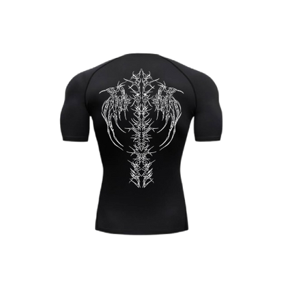 hunters curse compression shirt