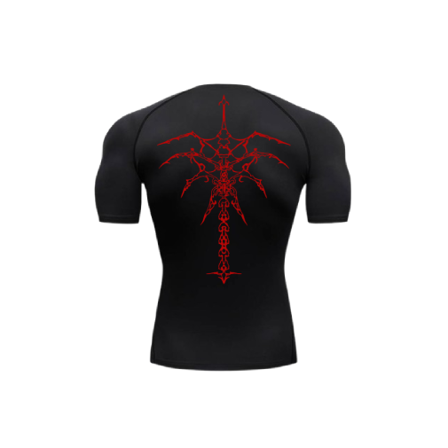 chains curse compression shirt