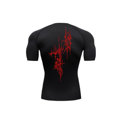 Hunted back compression shirt